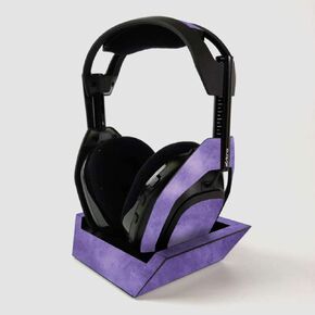 MightySkins Skin for ASTRO Gaming A50 Wireless Headphones + Base Station - Green Stone | Protective, Durable, and Unique Vinyl Decal wrap cover | Easy To Apply | Made in the USA