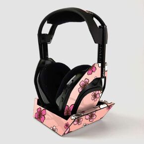 MightySkins Skin for ASTRO Gaming A50 Wireless Headphones + Base Station - Flower Garden | Protective, Durable, and Unique Vinyl Decal wrap cover | Easy To Apply | Made in the USA