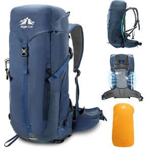 Night Cat Internal-frame Hiking Backpack: 30L Camping Backpack for Men Women Lightweight Waterproof Green