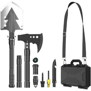 aiGear Camping Shovel Outdoor Survival Shovel Folding Shovel Tool Set