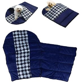 Puppy Sleeping Bag, Portable Dog Sleeping Bag, Precise Wiring Warm Comfortable Lightweight Portable Waterproof Dog Sleeping Bag for Camping Travel