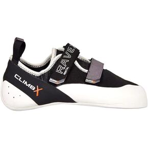 Climb X RaveX Rental Rock Climbing Bouldering Shoes for Indoor Gym Men and Women Black/White