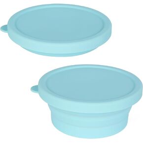 Collapsible Food Storage Containers BPA Free Collapsible Bowls for Camping Hiking Backpacking Travel Microwave, Dishwasher and Freezer Safe Foldable Bowl Grey