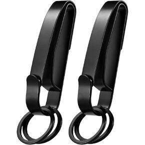 Duty Belt Key Holder, 2PCS Premium Duty Belt Key Clip, Upgraded Quick Release Key Keeper with Key Ring for Police and Law Enforcement Agencies