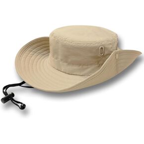 CRAZY SHARK Bucket Hat, Wide Brim Summer Hats for Men, Beach Hat Safari Boonie Hat Foldable Fishing Hat