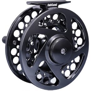 TURMAX Fly Reel Large Arbor CNC-Machined Fly Fishing Reel 3/4, 5/6, 7/8, from Bar Stock Aluminum with Sealed Carbon Drag
