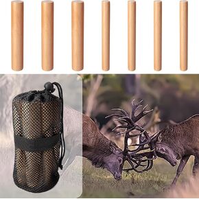 Portable Deer Calls,Realistic Deer Antlers Rattling Sound with Storage Bag,Rattle Bag Attracting Deer for Simulate Whitetail and Hunting Gear