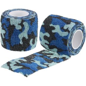 PATIKIL Camo Tape Wrap, Rolls of Self-Adhesive Camouflage Tape for Hunting Climbing Outdoor Camera Flashlight, Black