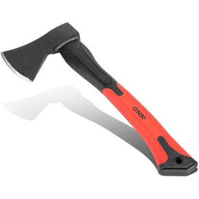 DNA MOTORING 15.3" Axe, Ideal Wood/Tree Chopping, Heat Treated Alloy Steel and Fiberglass Handle, 1 Axe