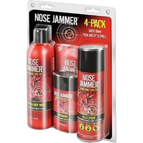 Hunting Gear - 4-Pack Scent Eliminator Kit with Field Spray, Deodorant, Wipes, Shampoo/Body Wash for Deer in Saudi Arabia