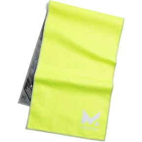 MISSION Original Cooling Towel, Twist & Shout Honeydew - Soft, Durable Microfiber - Cools Up to 2 Hours - UPF 50 Sun Protection - Machine Washable