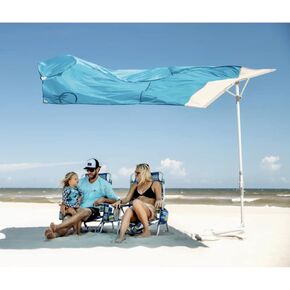 Solbello® Shade - The ultimate Wind-Driven® beach shade. Effortless to set up, lightweight, won't blow down the beach, UPF 50+ sun protection