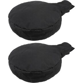 Camping Bag Cast Iron Skillet Bag Pouch: 2pcs Heavy Duty Chef Bag Outdoor Camping Cookware Storage Organizers Multi- Cooking Utensils Container Storage Pouch