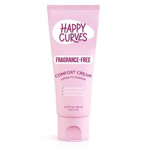 Comfort Cream Deodorant for Women: Aluminum-Free Lotion to Powder for Private Parts, Under Breast, & Body - Anti Chafing Cream 2.25 oz. (1 Pack, Fragrance-Free)
