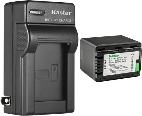 Kastar 4-Pack Battery and AC Wall Charger Replacement for Panasonic HDC-SD80R, HDC-SD90, HDC-SD90EB-W-2012, HDC-SD90GK, HDC-SD90GK-3D, HDC-SD90K, HDC-SD90P, HDC-SD90PC, HDC-SDX1, HDC-SDX1H, HDC-TMX1 in Saudi Arabia