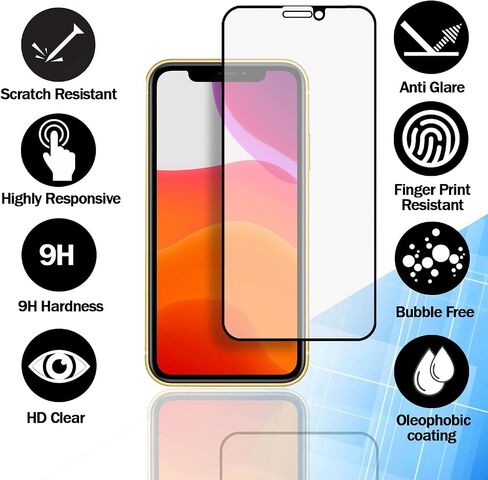 RKINC Screen Protector [2-Pack] for iPhone 12 Mini 5.4-inch, Matte Tempered Glass Film Screen Protector, 0.33mm[Anti-Glare][LifetimeWarranty][Anti-Scratch][Anti-Shatter] in Saudi Arabia