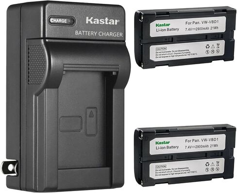 Kastar AC Wall Battery Charger Replacement for PV-D710, PV-D710, PV-DBP5, PV-DBP5, PV-DV1000, PV-DV700, PV-DV710, PV-DV950 PV-SD4090, PV-SD5000, VM-VBD1, VW-VBD1, VW-VBD1E, VW-VBD2 in Saudi Arabia