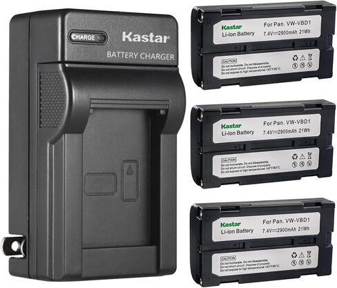 Kastar AC Wall Battery Charger Replacement for PV-D710, PV-D710, PV-DBP5, PV-DBP5, PV-DV1000, PV-DV700, PV-DV710, PV-DV950 PV-SD4090, PV-SD5000, VM-VBD1, VW-VBD1, VW-VBD1E, VW-VBD2 in Saudi Arabia