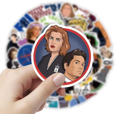The X Files Stickers |50Pcs Take Care of The Fanatic Stickers Waterproof Vinyl Decals for Water Bottles Laptop Luggage Cup Computer Mobile Phone Skateboard Guitar Helmet Snowboard Decor (Purple-A) in Saudi Arabia