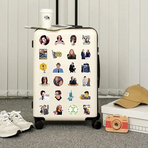 The X Files Stickers |50Pcs Take Care of The Fanatic Stickers Waterproof Vinyl Decals for Water Bottles Laptop Luggage Cup Computer Mobile Phone Skateboard Guitar Helmet Snowboard Decor (Purple-A) in Saudi Arabia