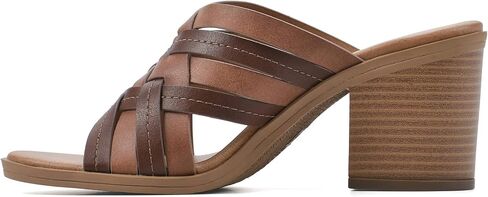 صندل نسائي بكعب عريض من WHITE MOUNTAIN Shoes Be Happy in Saudi Arabia