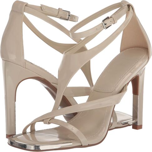 DKNY Women's Strappy Open Toe with Metallic Heel Heeled Sandal in Saudi Arabia