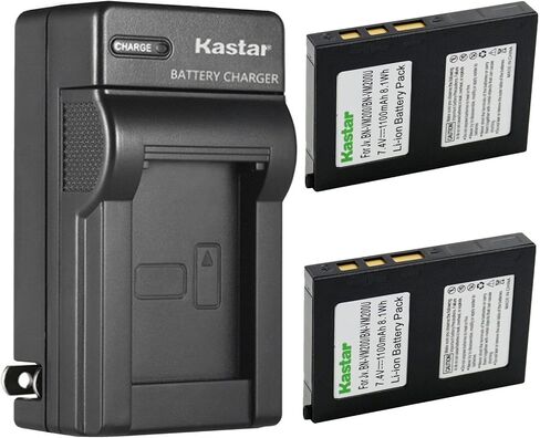 بطارية Kastar 3 عبوات وشاحن حائط تيار متردد بديل لبطارية JVC BN-VM200 LY34416-001B، JVC GZ-MC200E GZ-MC200EX GZ-MC200U GZ-MC200US GZ-MC500 GZ-MC500EK GZ-MC500EX GZ-MC500U GZ-MC500US كاميرات in Saudi Arabia