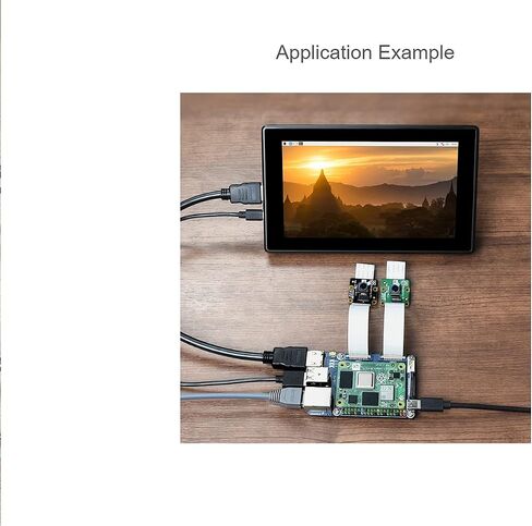 لوحدة حساب Raspberry Pi 4 لوحة IO، لوحة قاعدة صغيرة (B) نسخة كاملة مع مقبس CM4 قياسي وموصلات Raspberry Pi 40PIN GPIO المرمزة بالألوان على اللوحة CSI/DSI/FAN/HDMI/USB/RJ45 in Saudi Arabia