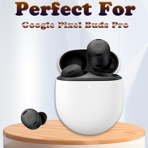 محمولة مع حافظة جلدية آمنة ذات قفل سريع متوافقة مع Google Pixel Buds Pro (2022) غطاء جلدي أنيق للخدش مع سلسلة مفاتيح مضادة للفقد للأولاد والبنات والنساء والرجال in Kuwait