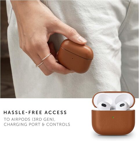 Native Union Curve Case for AirPods (3rd Gen) – Sleek Textured Silicone Case – Compatible with Qi Wireless Charging – for AirPods (Indigo) in Kuwait