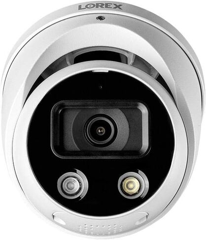 Lorex E892DD Indoor/Outdoor 4K Ultra HD Smart Deterrence IP Dome Camera White (4 PK) in Saudi Arabia