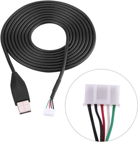 خط ماوس USB، ملحق إصلاح كابل سلك ماوس USB بطول 2 متر لماوس الألعاب Logitech MX518 in Saudi Arabia