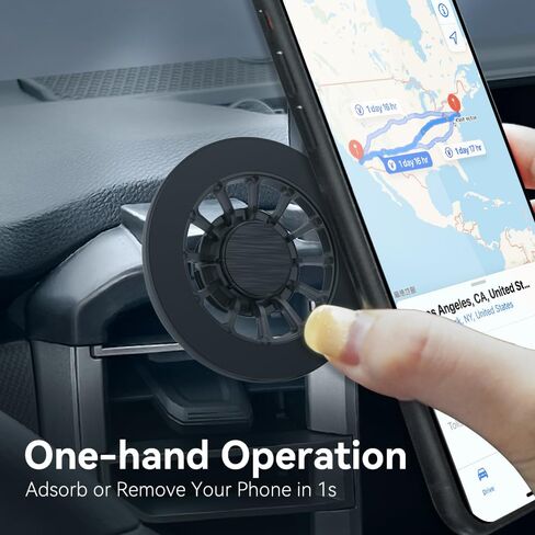 BEERTE Fits MagSafe Car Mount Fit for Toyota Tundra 2014-2021 Hands Free Car Vent Magnetic Phone Holder 360° Rotation Tundra Car Phone Mount Fit for iPhone 15 14 13 12 Series MagSafe Case All Phones in Saudi Arabia