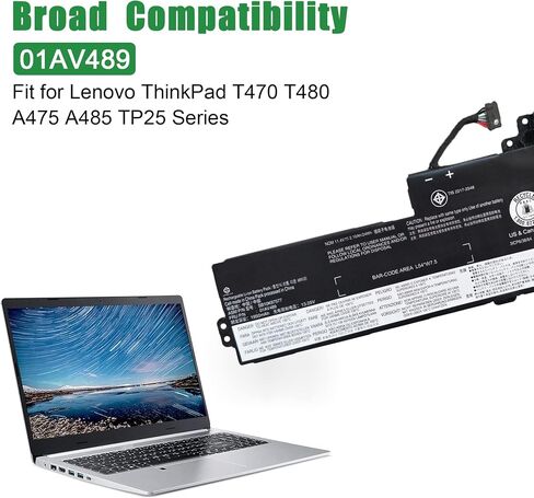 01AV489 SB10K97577 تبديل البطارية لينوفو ثينك باد A475 A485 T480 T470 TP25 سلسلة 01AV421 01AV420 01AV419 SB10K97576 SB10K97578 in Saudi Arabia