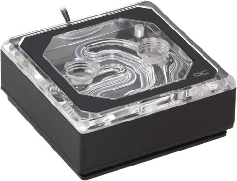 Alphacool Eisblock XPX Aurora Edge CPU Water Block and Thermal Grizzly AM5 Contact Sealing Frame Bundle, Black/Plexi in Saudi Arabia