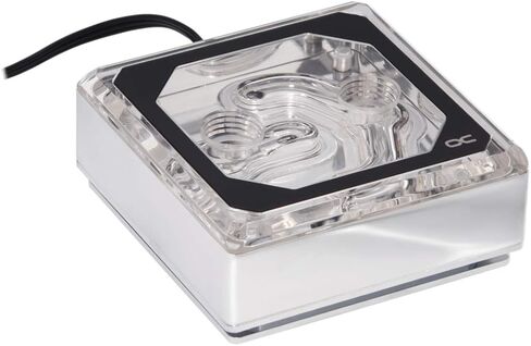 Alphacool Eisblock XPX Aurora Edge CPU Water Block and Thermal Grizzly AM5 Contact Sealing Frame Bundle, Black/Plexi in Saudi Arabia