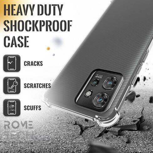 for Motorola ThinkPhone (2023) Case with Belt Clip - Holster + Cover Phone Case for ThinkPhone 2023 - Black in Saudi Arabia