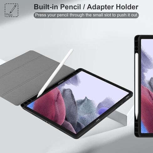 حافظة MEEgoodo لهاتف Samsung Galaxy Tab A9 Plus غطاء 11 بوصة 2023 مع حامل قلم S، A9+ حافظات أجهزة لوحية ذكية مع حامل جلدي ثلاثي الطي + غطاء خلفي ناعم من مادة TPU + استيقاظ/نوم تلقائي ذكي، زهرة خيالية جميلة in Saudi Arabia