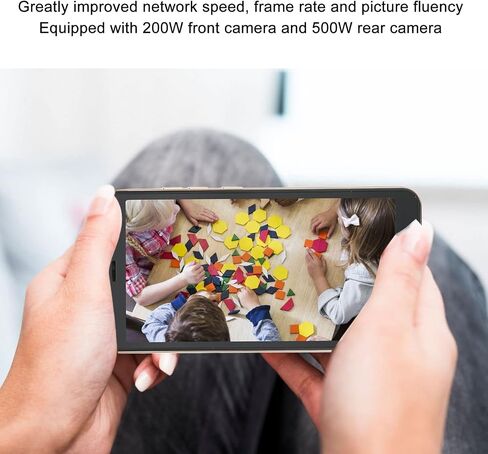 هاتف Zyyini Mate48 Pro غير مقفل، هاتف ذكي للتعرف على الوجه بشاشة كاملة 5.45 بوصة، ثنائي شريحة الاتصال، 2G/32G، كاميرا مزدوجة 3G هاتف خلوي للألعاب لنظام Android 6، يدعم ذاكرة 128 جيجابايت (ذهبي) in Saudi Arabia