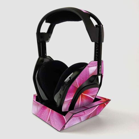 MightySkins Skin for ASTRO Gaming A50 Wireless Headphones + Base Station - Flower Garden | Protective, Durable, and Unique Vinyl Decal wrap cover | Easy To Apply | Made in the USA in Saudi Arabia