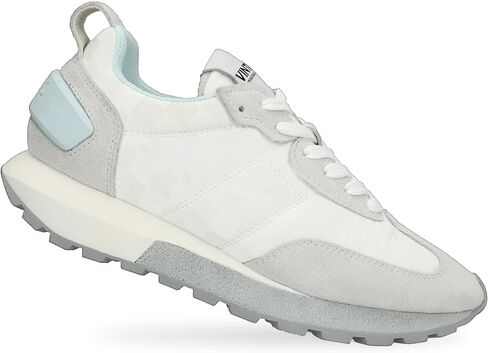 VINTAGE HAVANA Womens Miles Metallic Lace Up Sneakers Shoes Casual - Silver in Kuwait