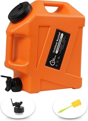 3.2 Gallon/5 Gallon Water Containers with Spigot, BPA Free Water Jug, Military Green Water Tank, Multifunction Water Storage Containers for Camping Outdoor Hiking,Emergency Stroage in Saudi Arabia