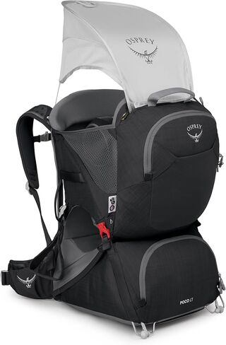 Osprey Poco LT Lightweight Child Carrier Backpack, Black in Saudi Arabia