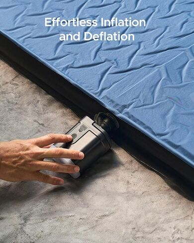 ACACIA 4'' Thick Self Inflating Sleeping Pad with Solid Foam, Innovative Y-shaped Telescopic Structure, Ultraportable Camping Mattress with Pump Sack, Outdoor Air Mat for Tent Car Backpacking, Single in Saudi Arabia