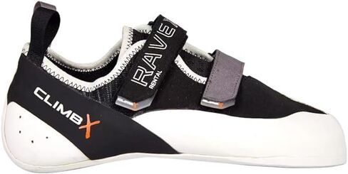 Climb X RaveX Rental Rock Climbing Bouldering Shoes for Indoor Gym Men and Women Black/White in Saudi Arabia