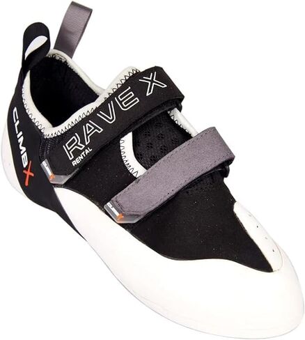 Climb X RaveX Rental Rock Climbing Bouldering Shoes for Indoor Gym Men and Women Black/White in Saudi Arabia