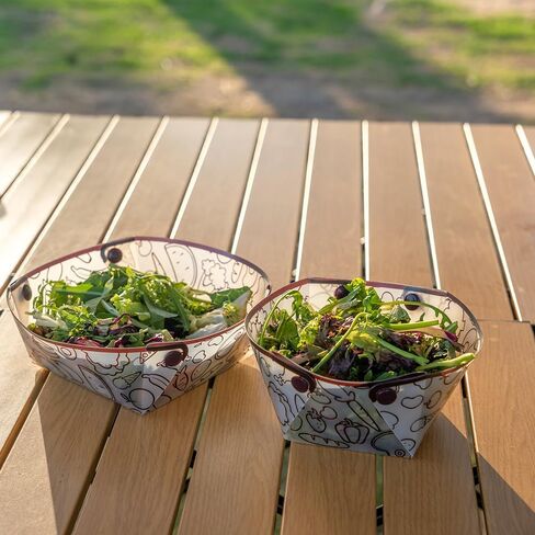 portable folding bowl 12 pieces, portable camping bowl, folding pasta bowl, food grade PP material bowl. Used for outdoor games, family gatherings, business trips (4.7 * 3.9 * 2.7inches) ﻿ in Saudi Arabia