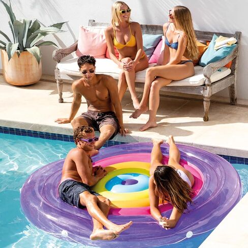 Intex Rainbow Fiesta Island, Inflated Size: 2.01m x 24cm (57285EU) in Saudi Arabia