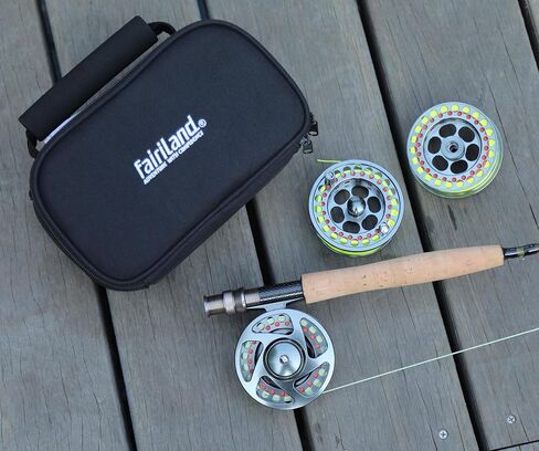 TURMAX Fly Reel Large Arbor CNC-Machined Fly Fishing Reel 3/4, 5/6, 7/8, from Bar Stock Aluminum with Sealed Carbon Drag in Saudi Arabia