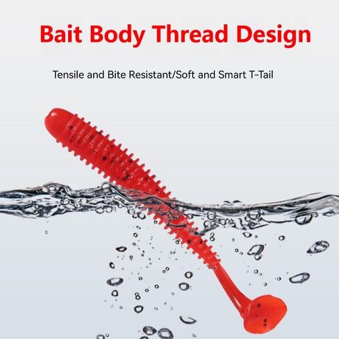 Fishing Lures Tackle Bait Kit Set - Comprehensive Fishing Lures Kit for Trout Bass Salmon - Includes Plastic Shrimp, Worm Bait, Spoon, and Crankbait Jigs in Kuwait